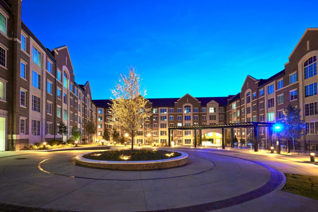 South Donahue Resident Hall & Parking Deck