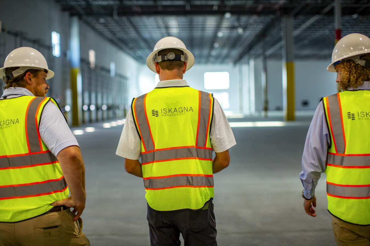 Justin Moore, development manager of Iskagna, on-site