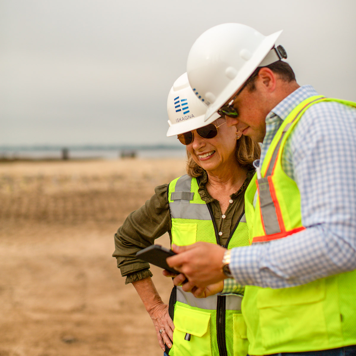 Team member providing project advisory on site