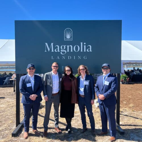 Team at the Magnolia Landing groundbreaking