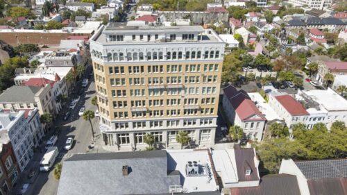 Drone photos of the Peoples Building