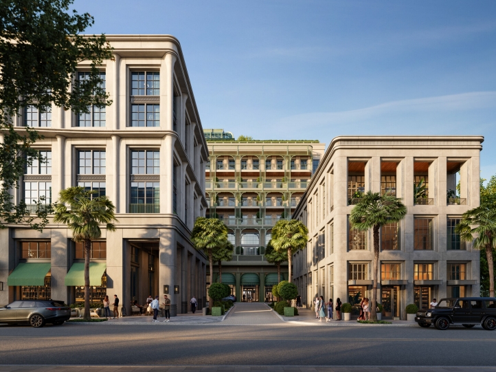 Rendering of the new Four Seasons Resort and Hotel in Charleston