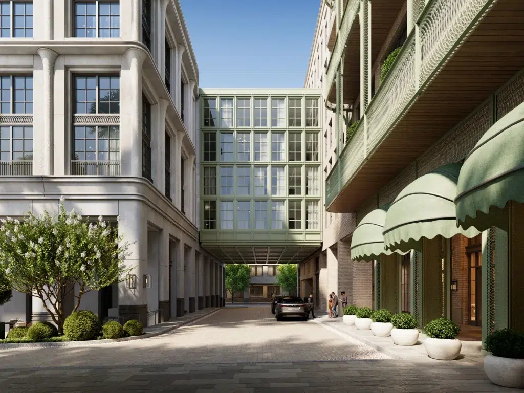 Rendering of the new Four Seasons Resort and Hotel in Charleston